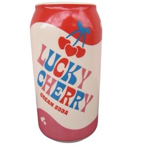 Ban.Do Vintage Inspired Lucky Cherry Soda Can Decorative Ceramic Vase
